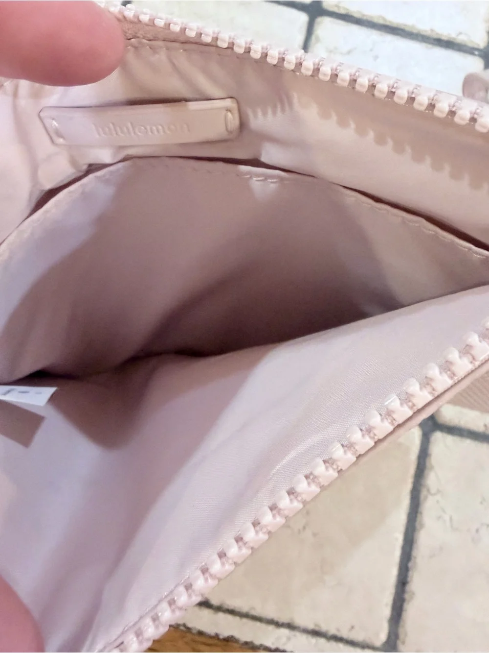 lululemon athletica Blush Pink Wristlet Clutch